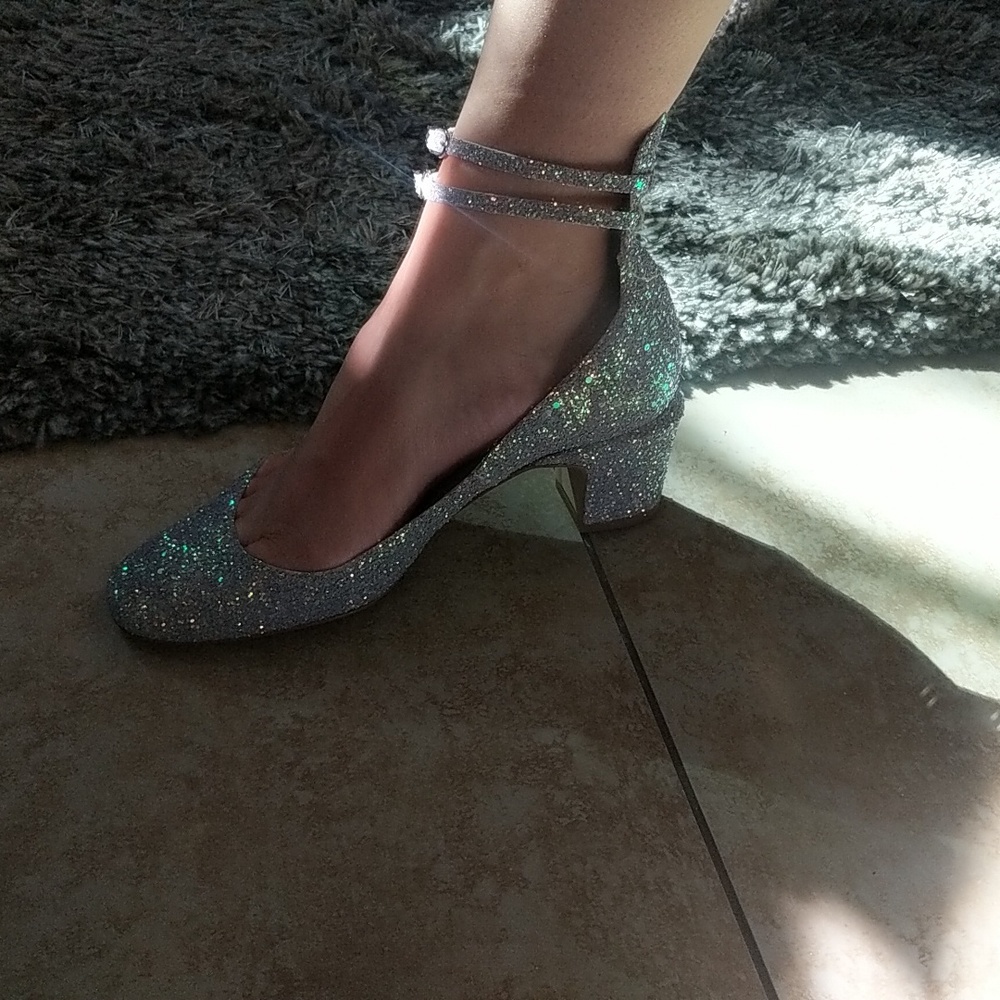 Free People Glitter Lana Block Heel